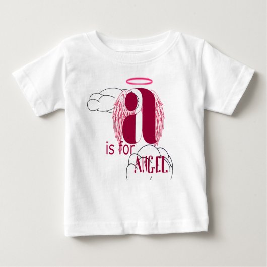 T-shirt Pour Bébé Angel (Devant)