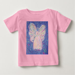 T-shirt Pour Bébé Angel de nuit étoilé