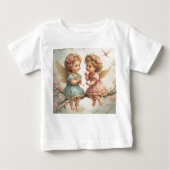 T-shirt Pour Bébé Anges (Devant)