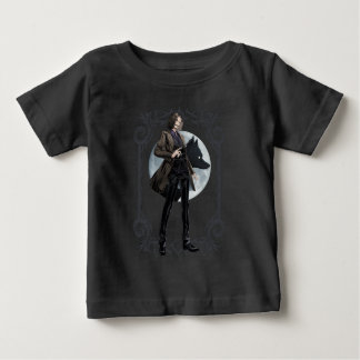T-shirt Pour Bébé Animagus noir Anime Sirius