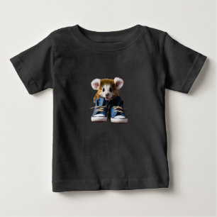 T-shirt Pour Bébé Animal Mignon en Chaussures – Portrait de Studio G