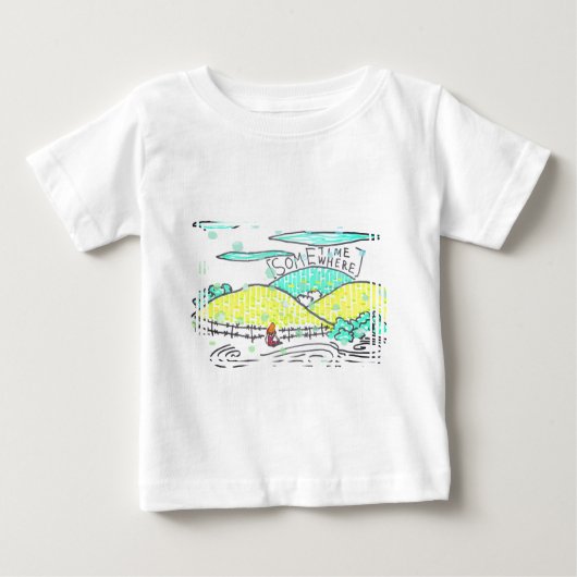T-shirt Pour Bébé Animation sur les rêves quelque part / Parfois (Devant)