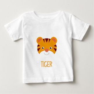 T-SHIRT POUR BÉBÉ ANIMAUX DE JUNGLE COUPÉ - TIGER