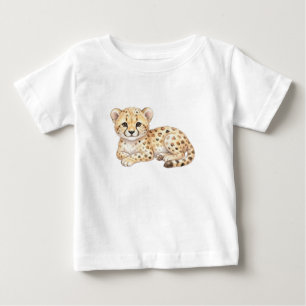 T-shirt Pour Bébé Animaux de safari-Bébé Guépard