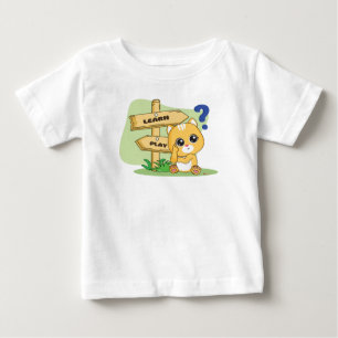 T-shirt Pour Bébé Animaux mignons et colorés Frienz pour les cadeaux