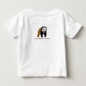 T-shirt Pour Bébé Animaux sauvages - J'aime les OURS GRIZZLY - Faune (Dos)