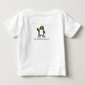 T-shirt Pour Bébé Animaux sauvages - PENGUIN aux yeux jaunes -Faune (Dos)