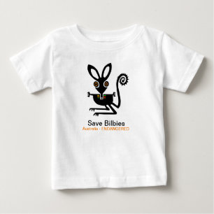 T-shirt Pour Bébé Animaux sauvages - Sauvez des BILBES - Animaux en 