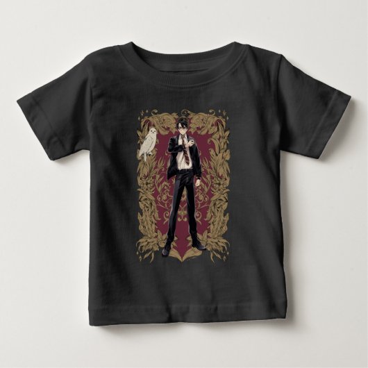T-shirt Pour Bébé Anime HARRY POTTER™ Cadre Orné (Devant)