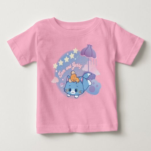 T-shirt Pour Bébé Anime Tom et Jerry Dreamy Nights (Devant)