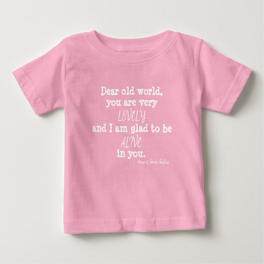 T-shirt Pour Bébé Anne de Green Gables mug #2 (Devant)