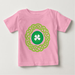 T-shirt Pour Bébé ANNEAU CELTIQUE avec le SHAMROCK
