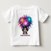 T-shirt Pour Bébé Année de Woofs! (Dos)