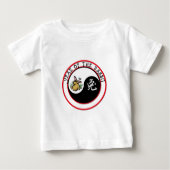 T-shirt Pour Bébé Année du lapin - yinyang (Devant)
