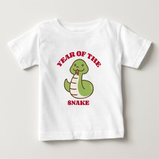 T-shirt Pour Bébé année du serpent 2025 (Devant)