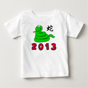 T-shirt Pour Bébé Année mignonne du serpent