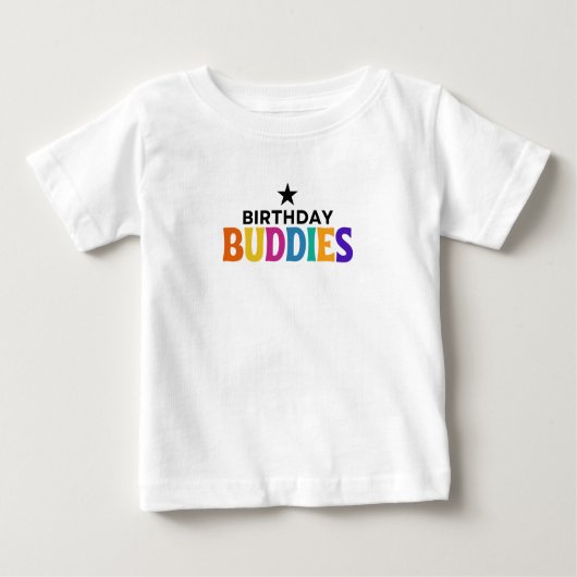T-shirt Pour Bébé Anniversaire (Devant)