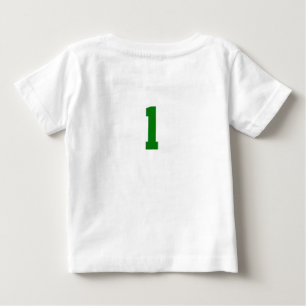 T-shirt Pour Bébé Anniversaire 1 an de football pour garçon Première