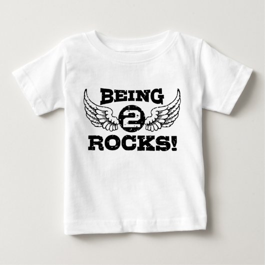 T-shirt Pour Bébé Anniversaire 2 ans (Devant)