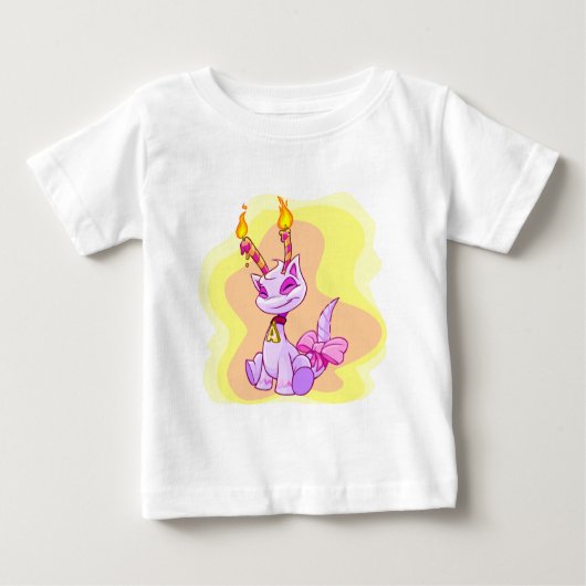 T-shirt Pour Bébé Anniversaire Aisha (Devant)