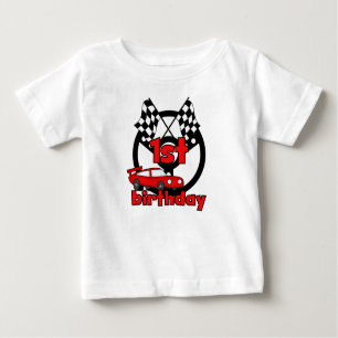 T-shirt Pour Bébé Anniversaire de courses d'automobiles ęr