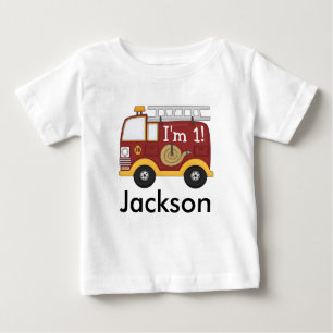 T-shirt Pour Bébé Anniversaire de enfant mignon de camion de