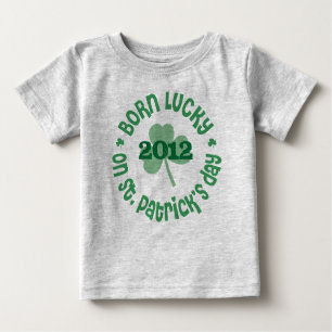 T-shirt Pour Bébé Anniversaire de Jour de la Saint Patrick