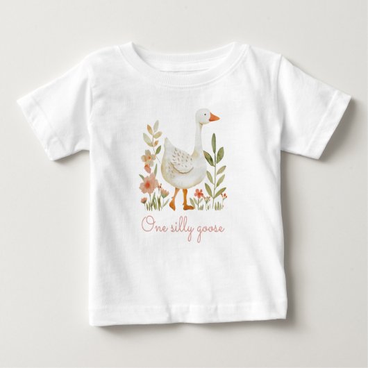 T-shirt Pour Bébé Anniversaire de la dinde rose (Devant)