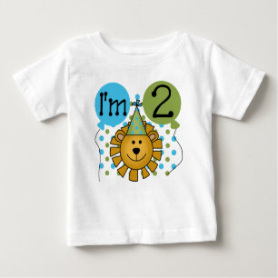 T-shirt Pour Bébé Anniversaire de lion