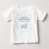 Anniversaire des 1 an de l'ours polaire de Winter