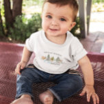 T-shirt Pour Bébé Anniversaire des bois d'hiver enchantés<br><div class="desc">Célébrez la journée spéciale de votre petit avec cette adorable T-shirt bébé Enchanted Winter Woodland Birthday ! Doté de charmantes créatures de bois aquarellisées, de verdures éternelles enneigées et d'un texte fantaisiste "Winter ONEderland", cette chemise est parfaite pour une fête de premier anniversaire ou une fête sur le thème de...</div>