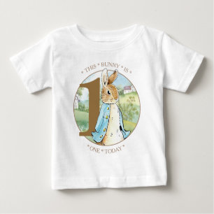T-shirt Pour Bébé Anniversaire du lapin classique