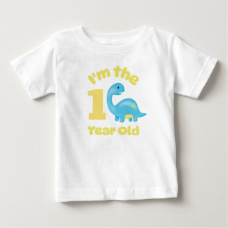 T-shirt Pour Bébé Anniversaire Je Suis Le Bébé Dinosaure De 1 An 