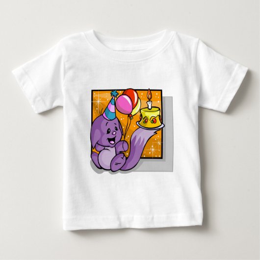 T-shirt Pour Bébé Anniversaire Kacheek (Devant)