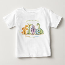 Anniversaire sur le thème des dinosaures mignons
