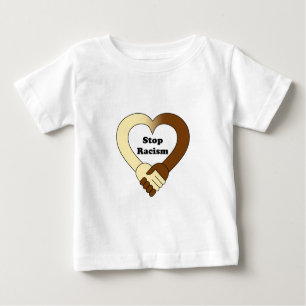 T-shirt Pour Bébé Anti chemise de bébé de logo de poignée de main de