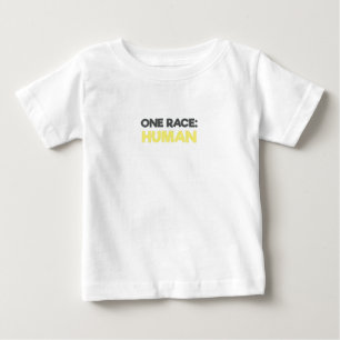 T-shirt Pour Bébé Anti-Racisme Une race humaine