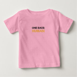 T-shirt Pour Bébé Anti-Racisme Une Race Humaine Toutes les vies comp