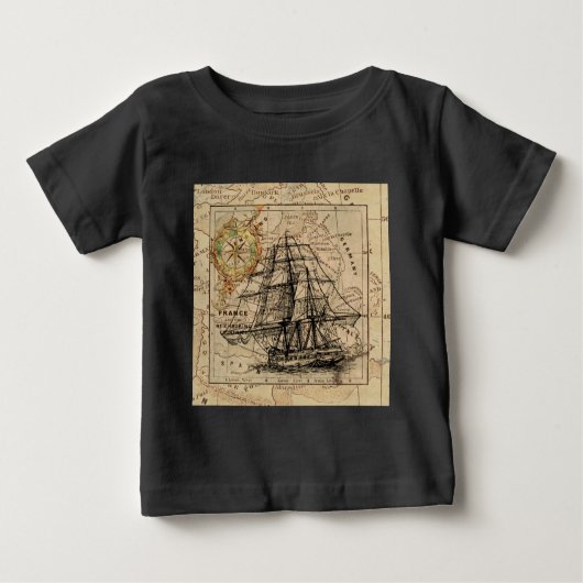 T-shirt Pour Bébé Antique Old General France (Devant)