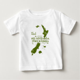 T-shirt Pour Bébé Aotearoa is my home