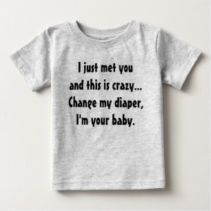 T-shirt Pour Bébé Appelez-moi peut-être