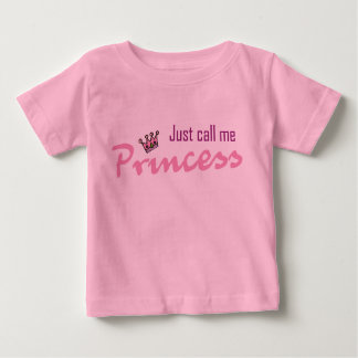 T-shirt Pour Bébé Appelle-moi princesse