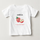 T-shirt Pour Bébé Apple (Devant)