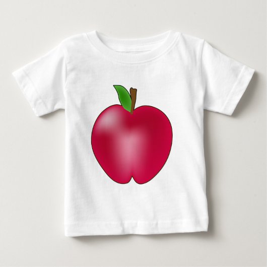 T-shirt Pour Bébé Apple (Devant)