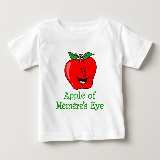 T-shirt Pour Bébé Apple Of Memere's Eye (Devant)
