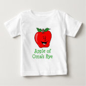 T-shirt Pour Bébé Apple Of Oma's Eye (Devant)