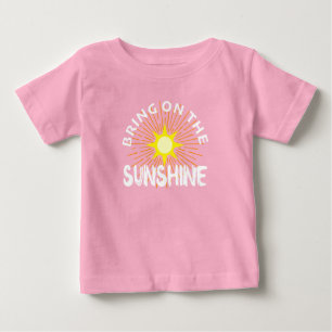 T-shirt Pour Bébé Apportez Le Design Sunshine - Baby Fine Jersey T-