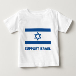 T-shirt Pour Bébé Appui Israël