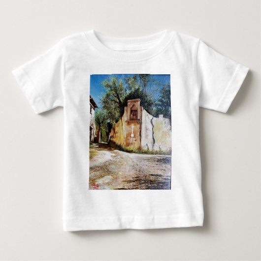 T-shirt Pour Bébé APRÈS-MIDI À RIMAGGIO / Vue Toscane (Devant)
