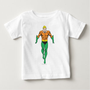 T-shirt Pour Bébé Aquaman tourne